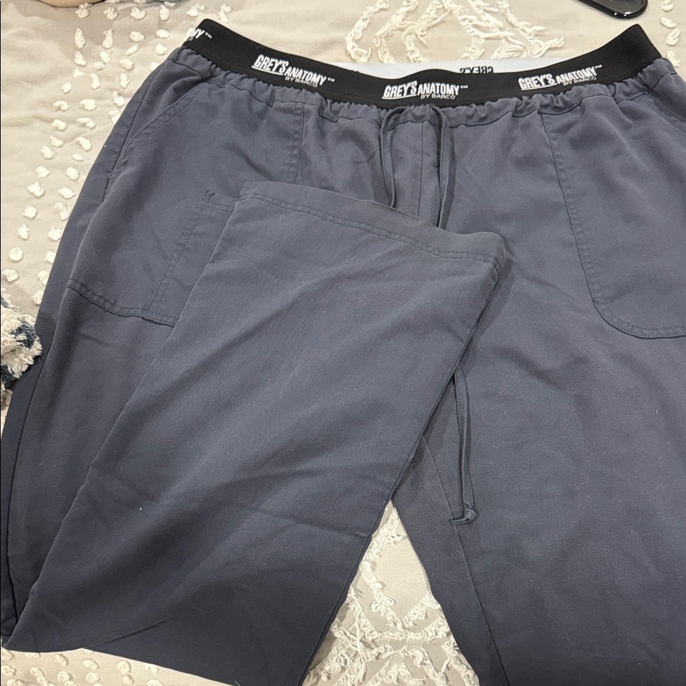 Grey's Anatomy Gray Straight Leg Pants